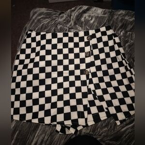Shein checkered skort